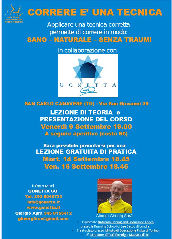 Locandina 2 Natural Running 16 Gonetta Ciriè