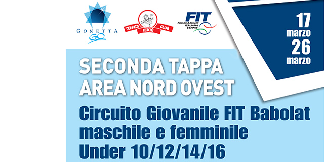 Seconda Tappa Area Nordovest – Circuito Giovanile Fit
