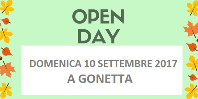 OPEN DAY A GONETTA