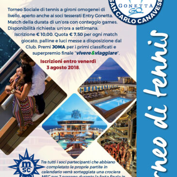 Gonetta SUMMER Social 2018 – Tennis