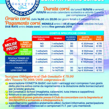 Gonetta Tennis School