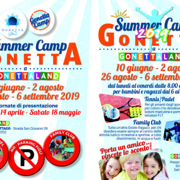 GONETTA SUMMER CAMP 2019