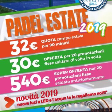 PADEL Estate 2019