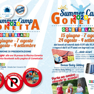 Gonetta Summer Camp 2020