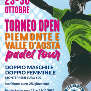 Open Padel Ottobre 2022